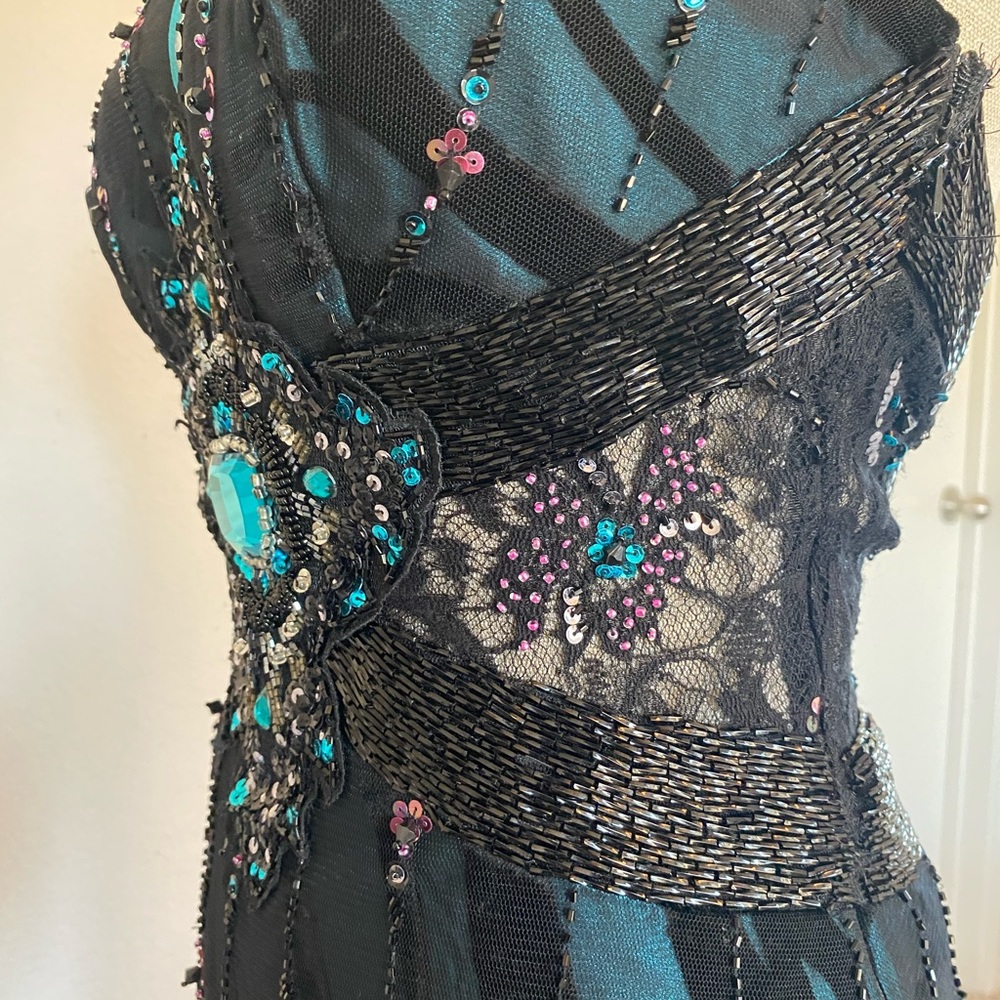 PROM/ BEAUTY PAGEANTS/ ENGAGEMENT DRESS custom made ONLY WORN ONCE size 6 ✨